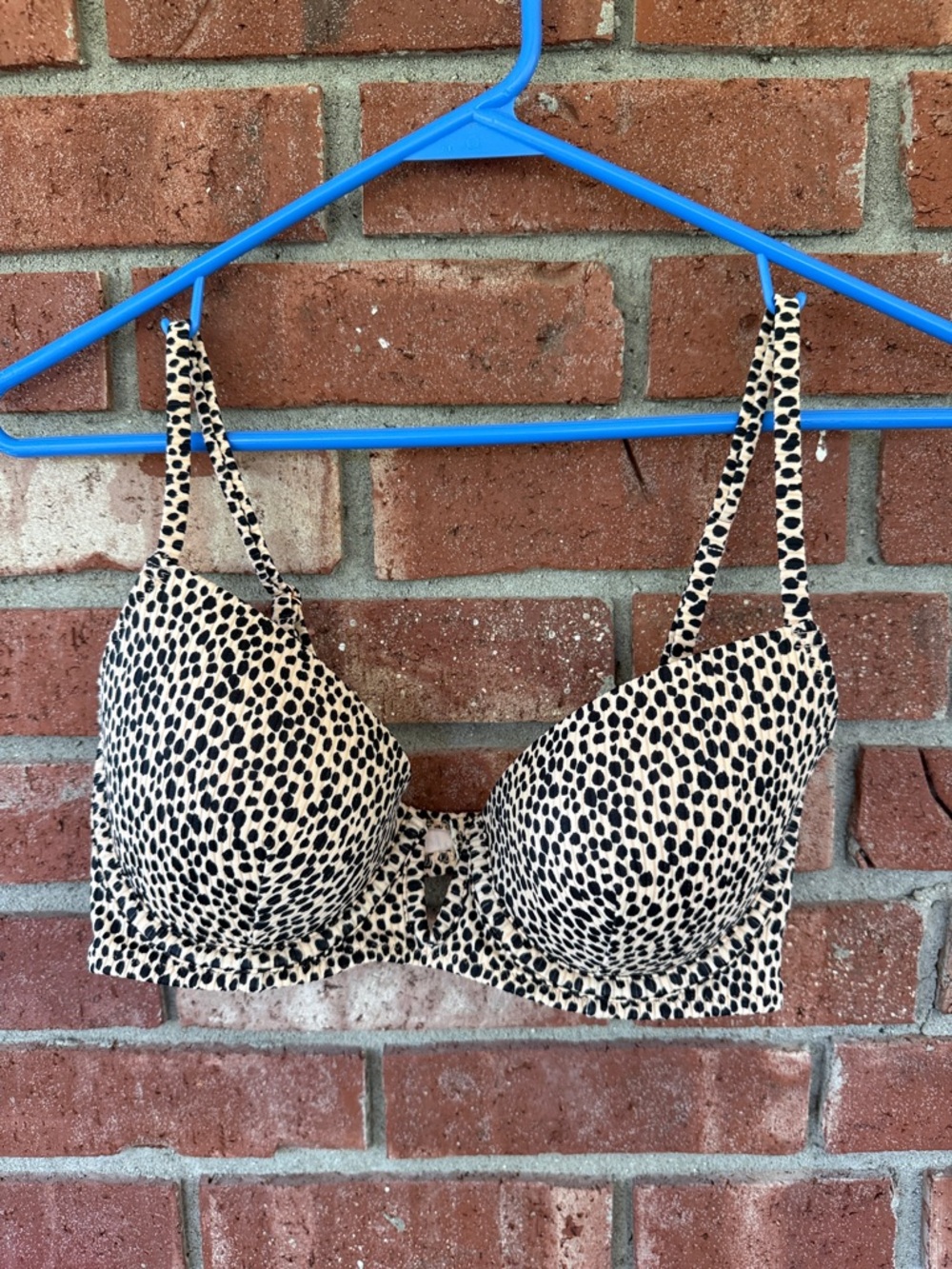 Leopard Print Swimsuit Top